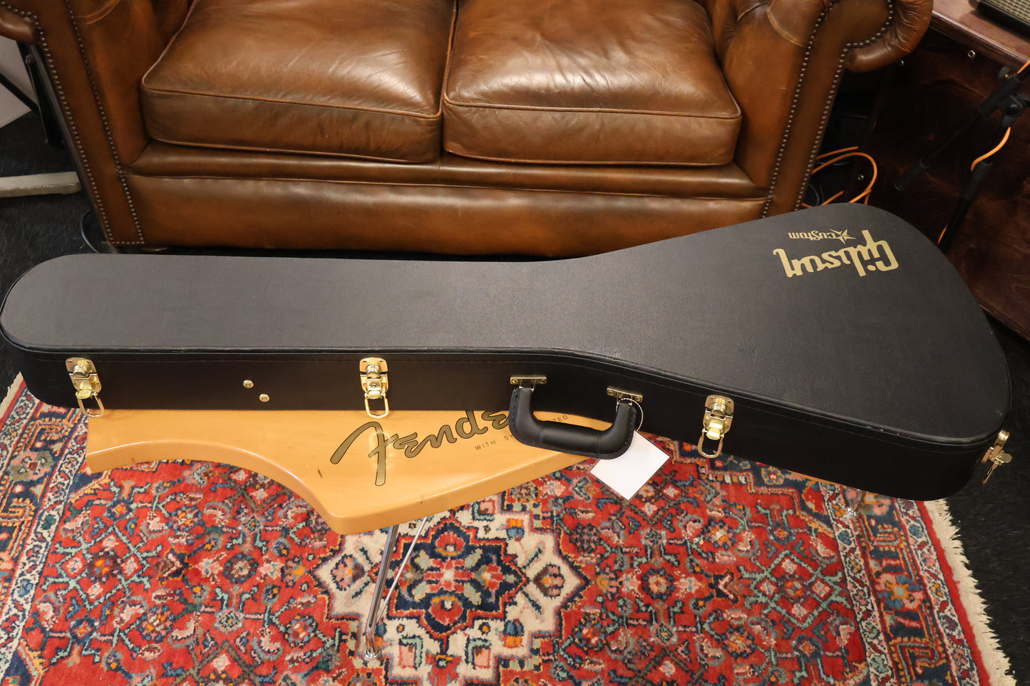 Gibson 1967 Mahogany Flying V Reissue w/ Maestro Vibrola Gloss