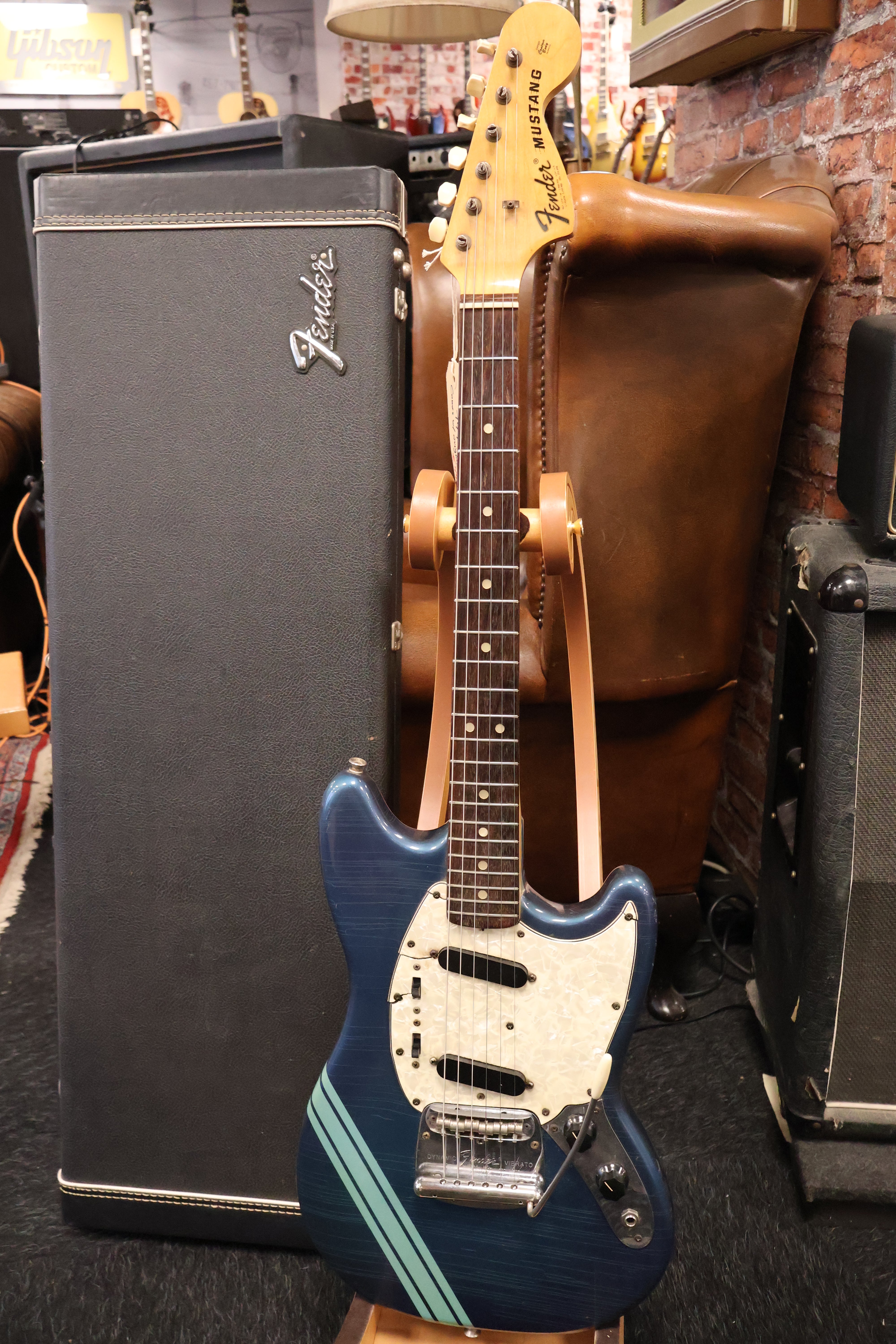 Fender 1973 Competition Mustang Blue OHSC – Dirk Witte