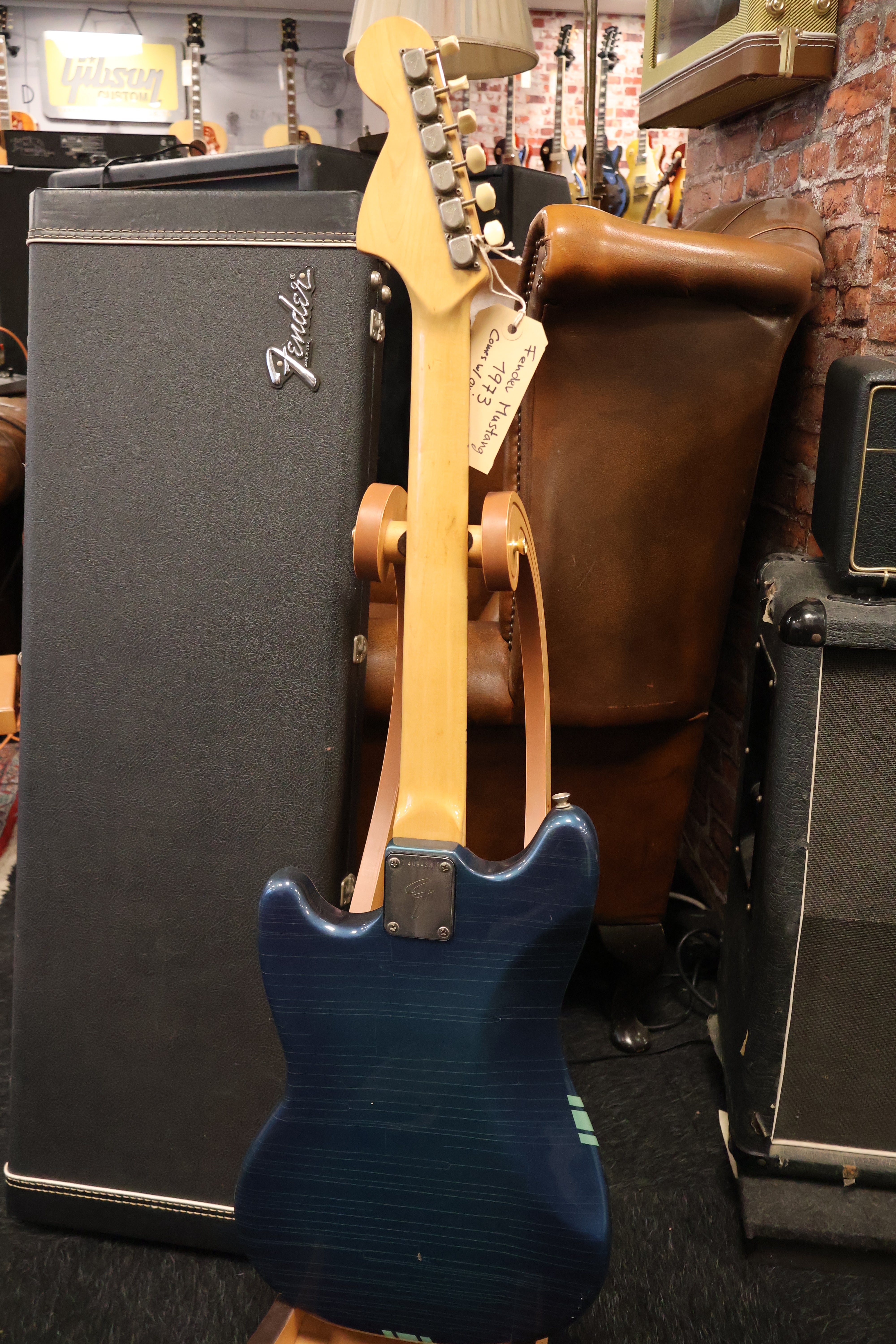 Fender 1973 Competition Mustang Blue OHSC – Dirk Witte