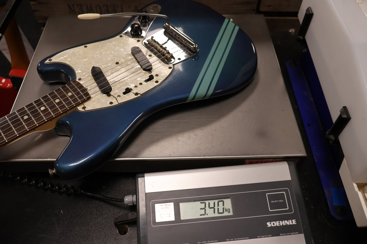Fender 1973 Competition Mustang Blue OHSC