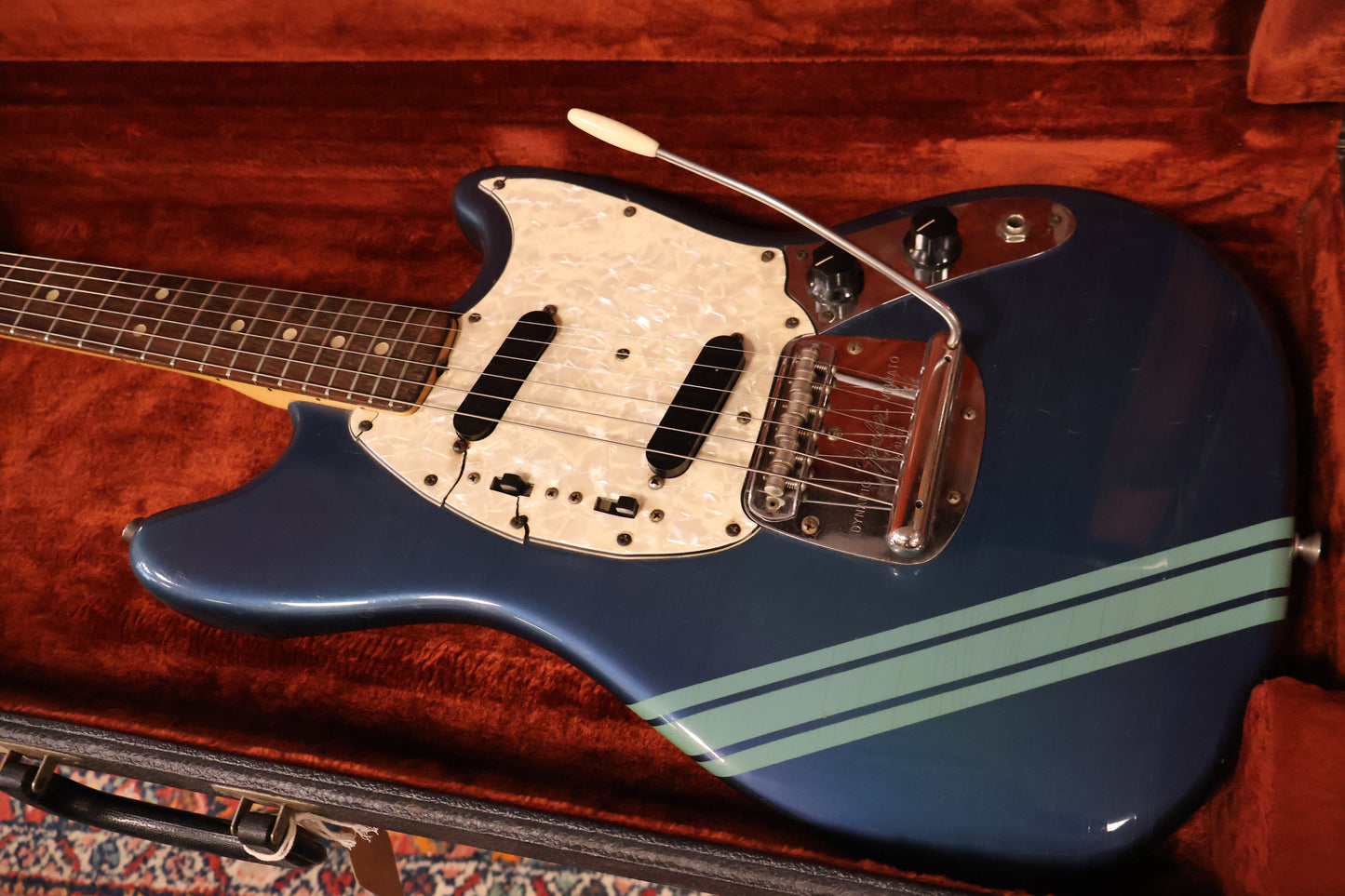 Fender 1973 Competition Mustang Blue OHSC
