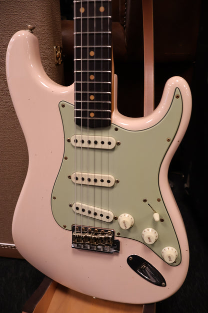Fender CS 1959 Stratocaster Journeyman Relic - Super Faded Aged Shell Pink (Used)