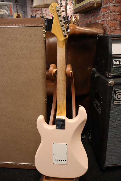 Fender CS 1959 Stratocaster Journeyman Relic - Super Faded Aged Shell Pink (Used)