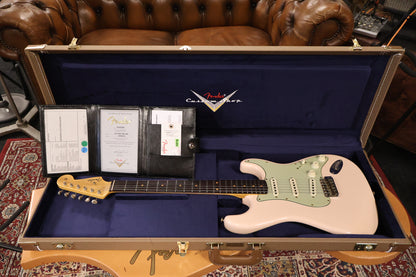 Fender CS 1959 Stratocaster Journeyman Relic - Super Faded Aged Shell Pink (Used)