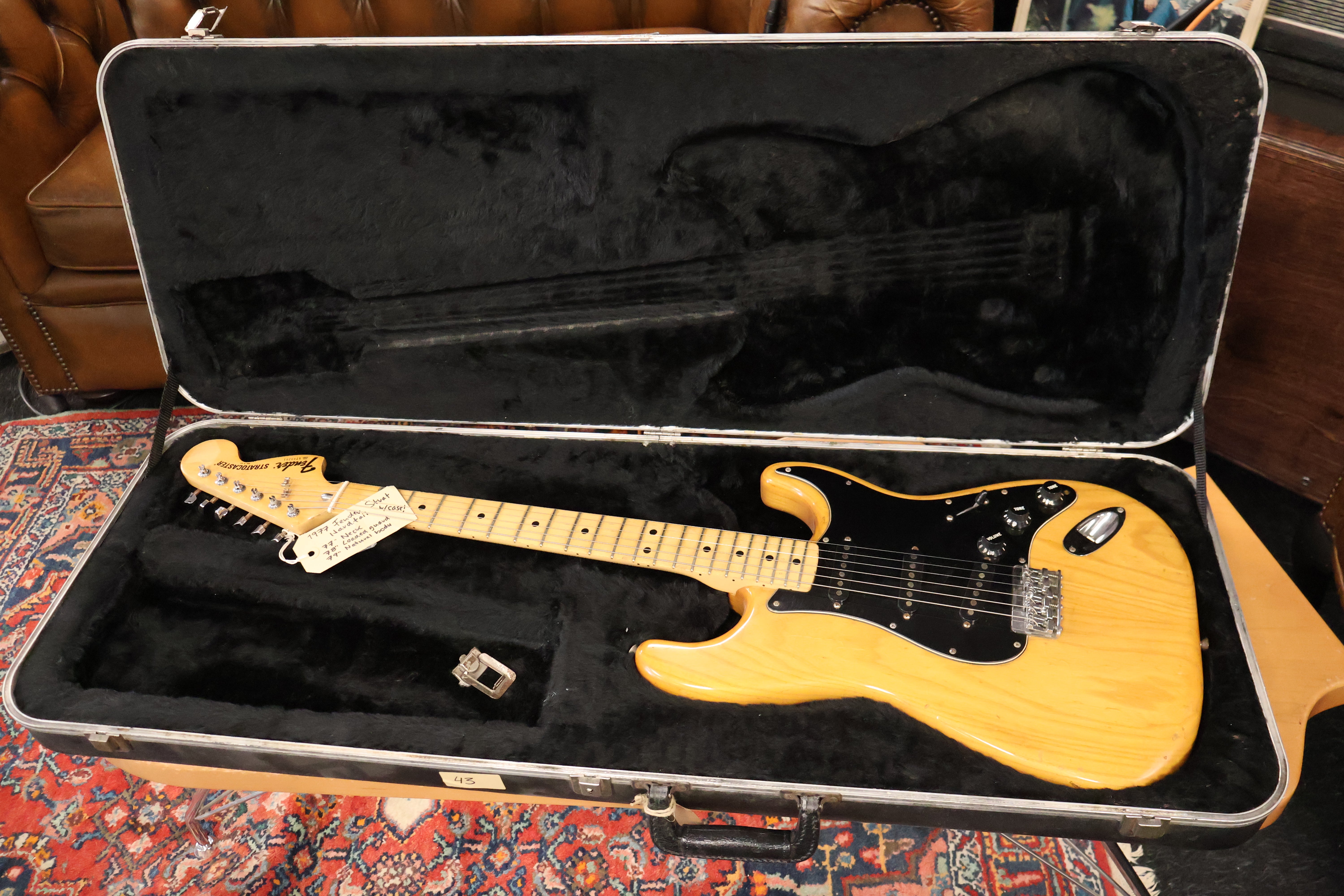 Fender 1979 Stratocaster Natural Hardtail OHSC – Dirk Witte