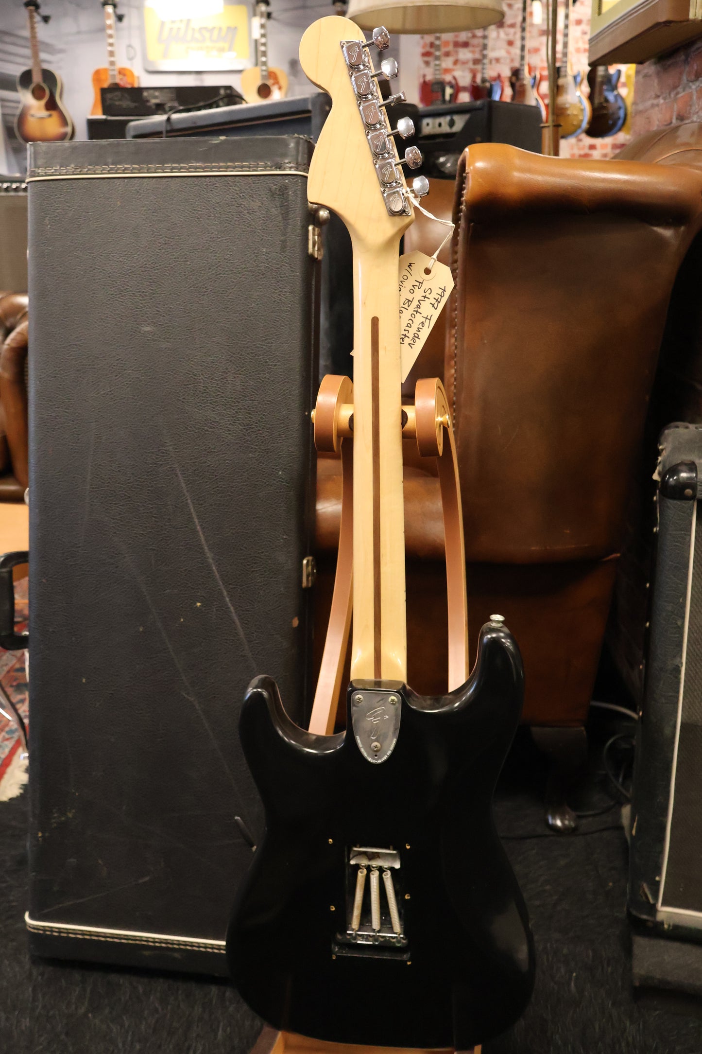 Fender 1976 Stratocaster Black Refin OHSC