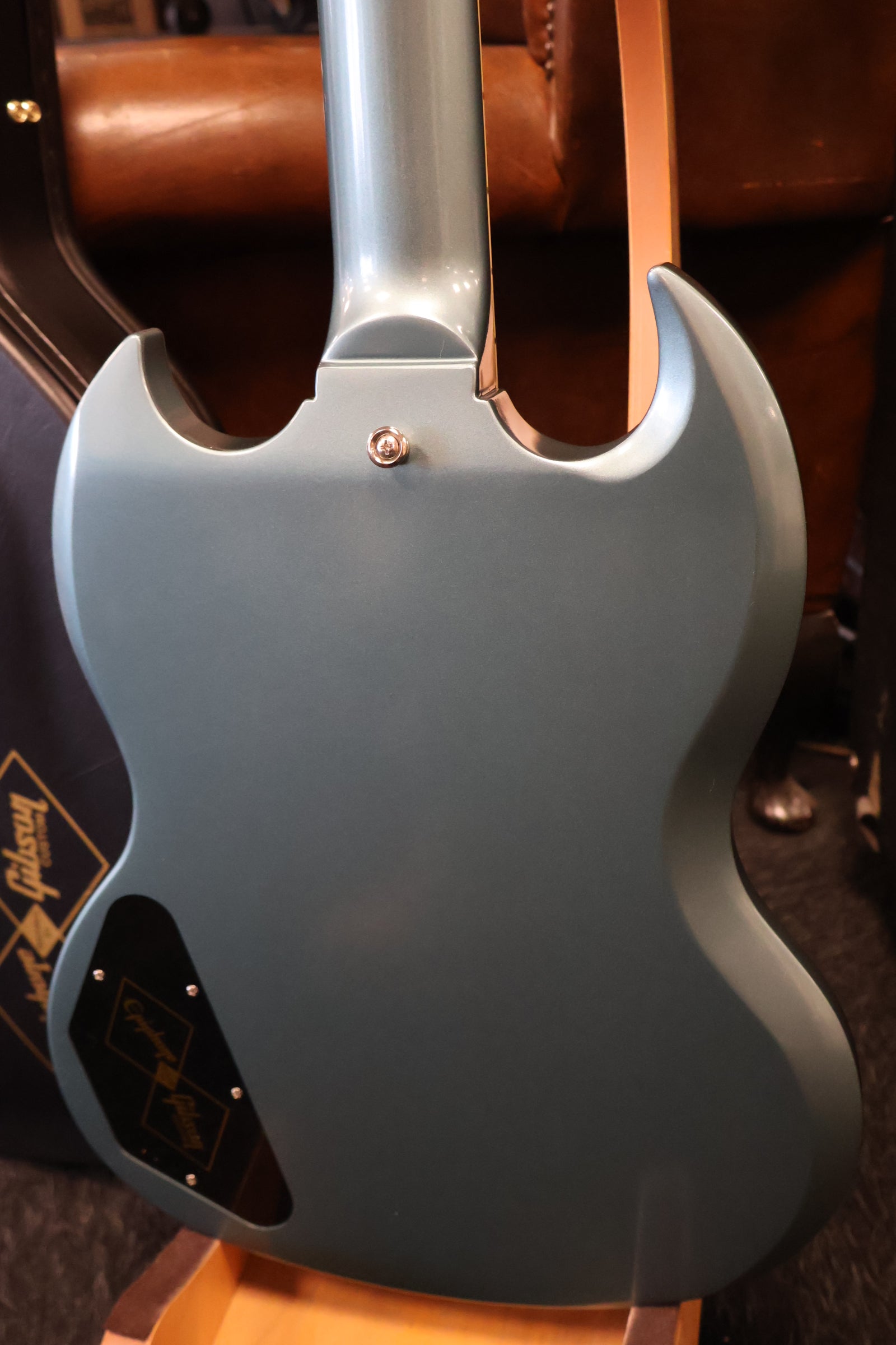 Epiphone 1964 SG Standard with Meastro Pelham Blue – Dirk Witte