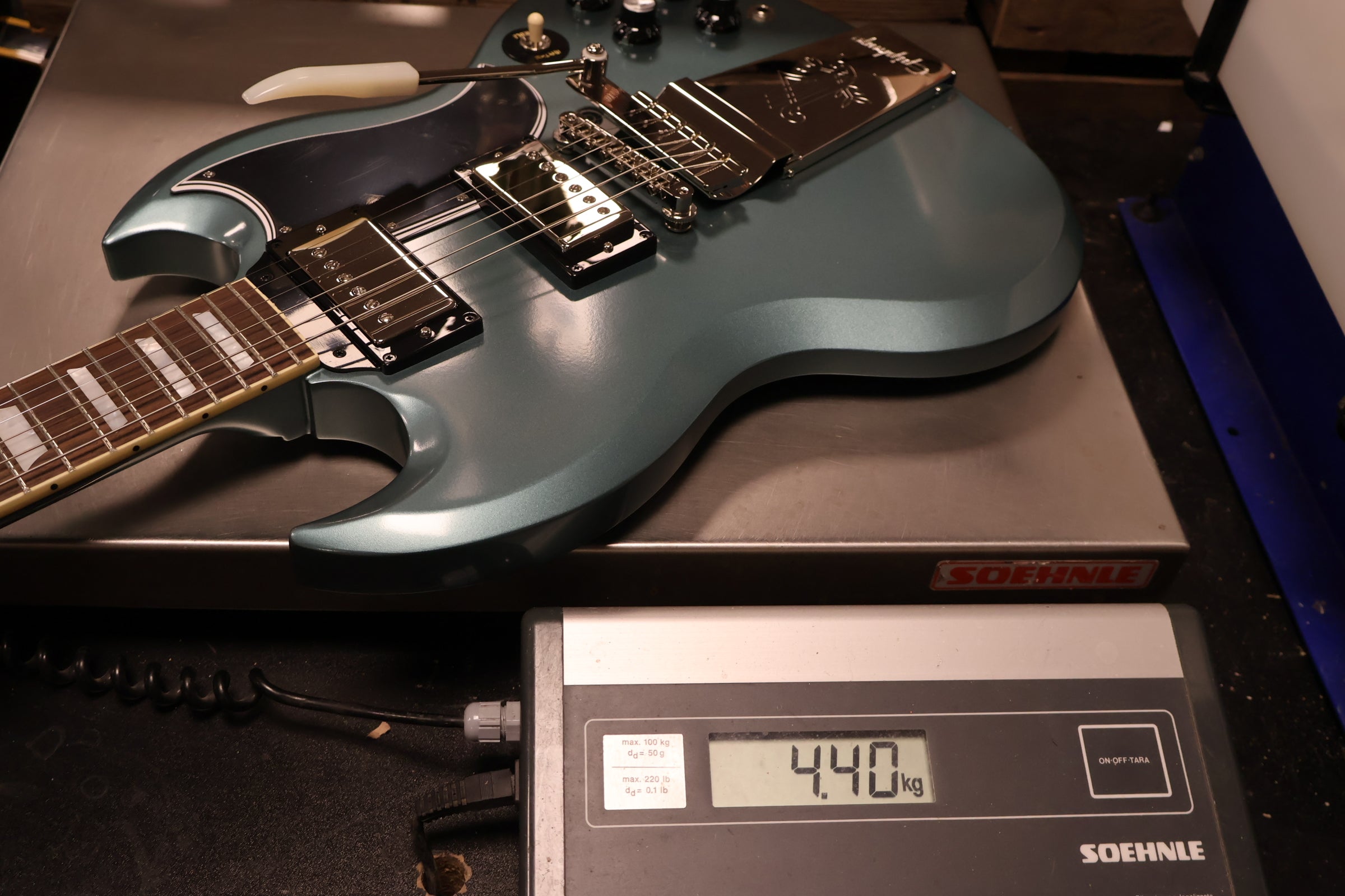 Epiphone 1964 SG Standard with Meastro Pelham Blue – Dirk Witte