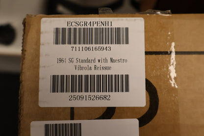 Epiphone 1964 SG Standard with Meastro Pelham Blue