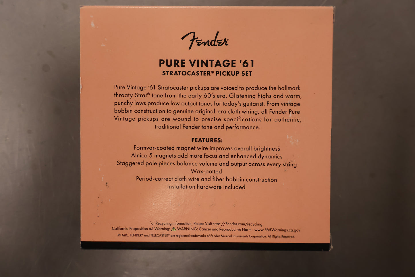 Fender Pure Vintage '61 Stratocaster Pickup Set