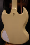 Gibson 60th Anniversary 1961 SG Les Paul Custom Polaris White Sideways Vibrola (USED)