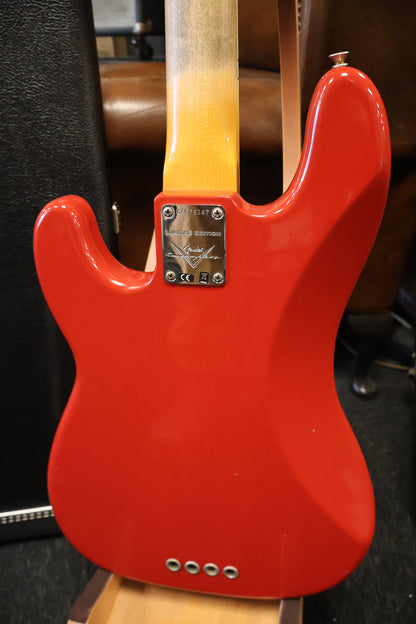 Fender 2023 LTD P BASS Special Journeyman Relic - Aged Dakota Red