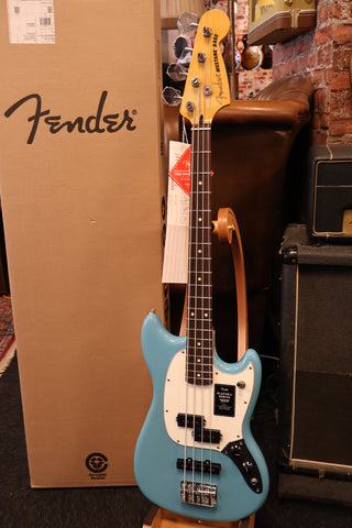 Fender Player II Mustang Bass PJ Aquatone Blue