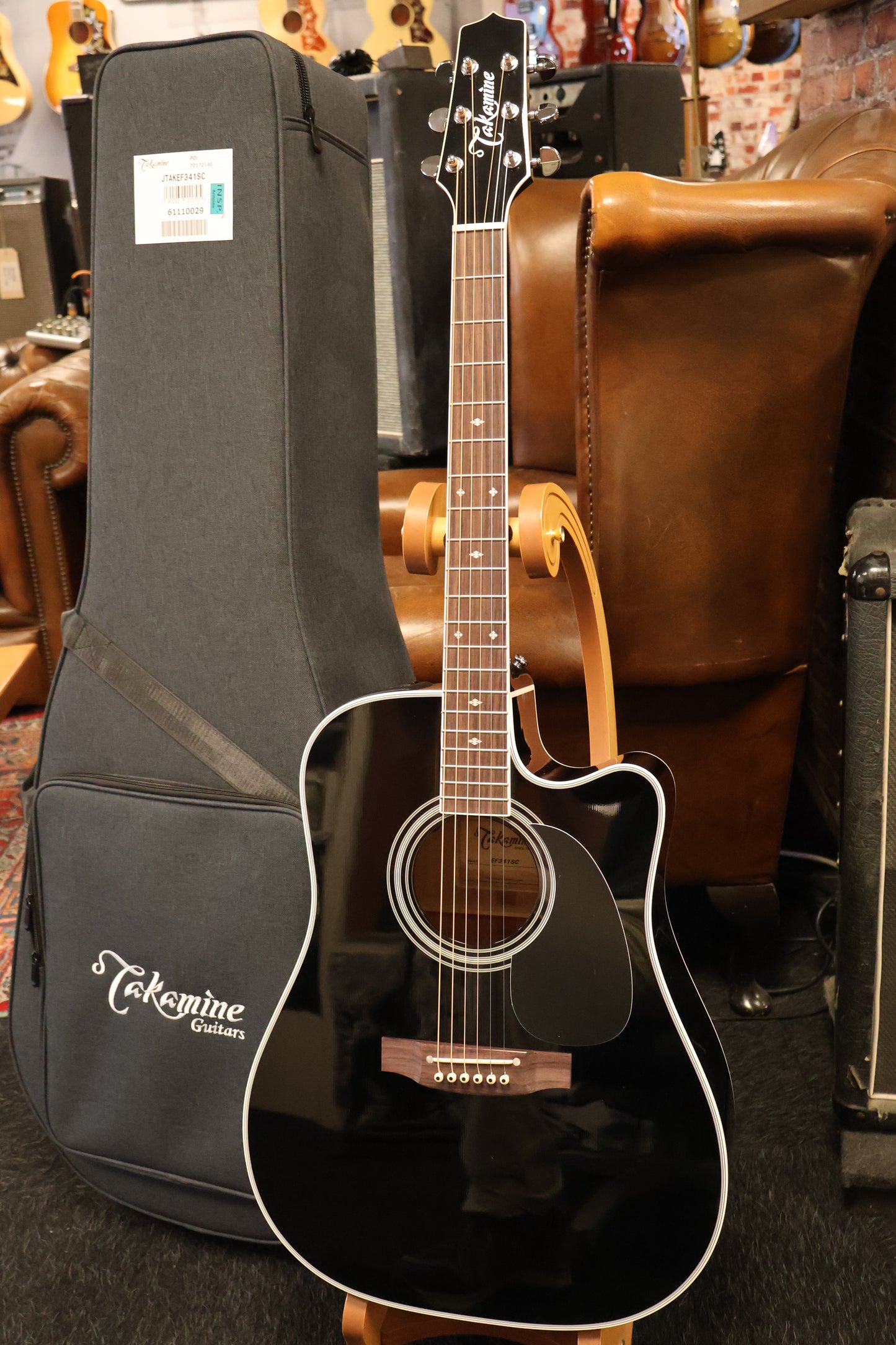 Takamine EF341SC Dreadnought with Electronics