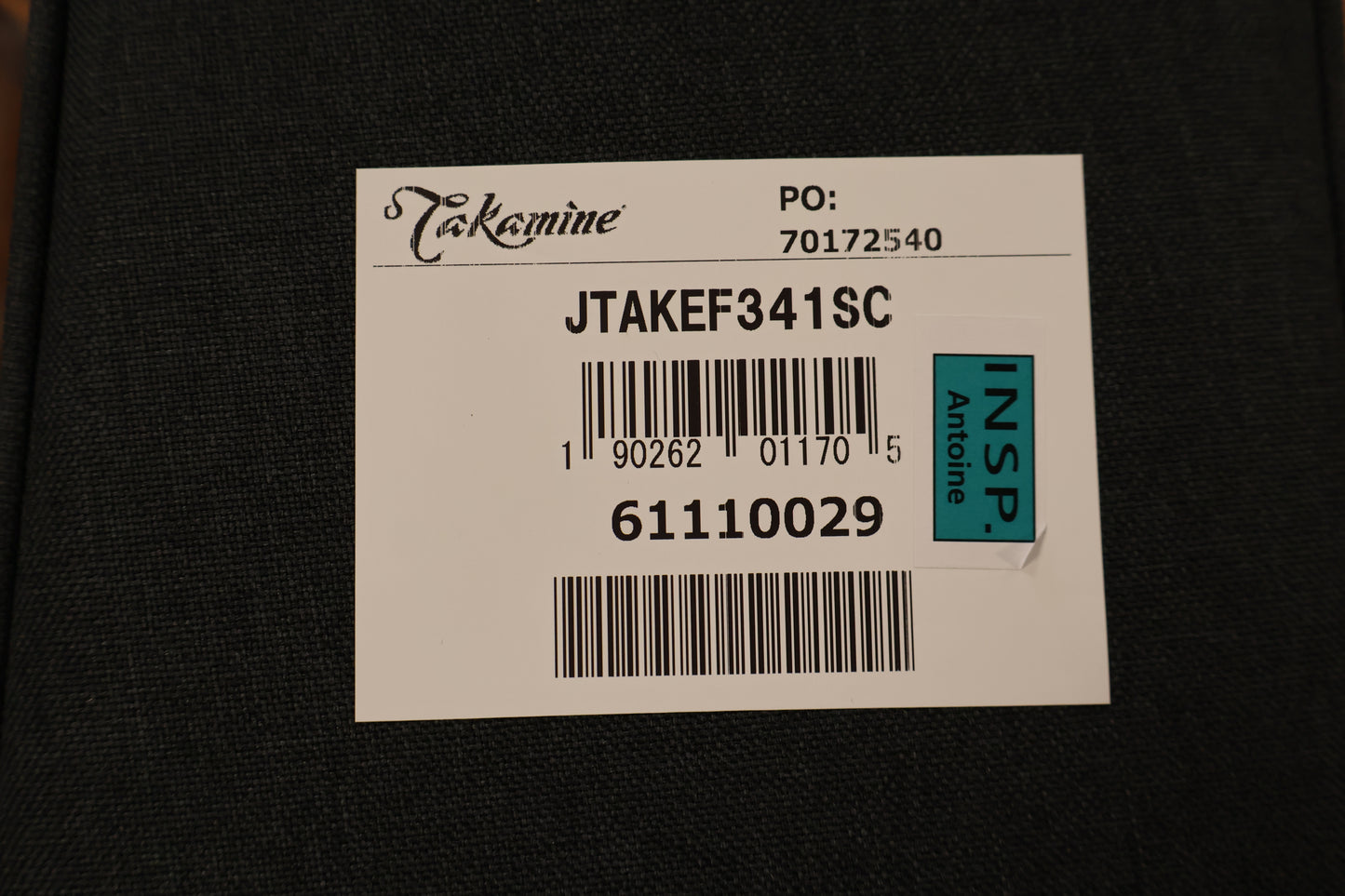 Takamine EF341SC Dreadnought with Electronics