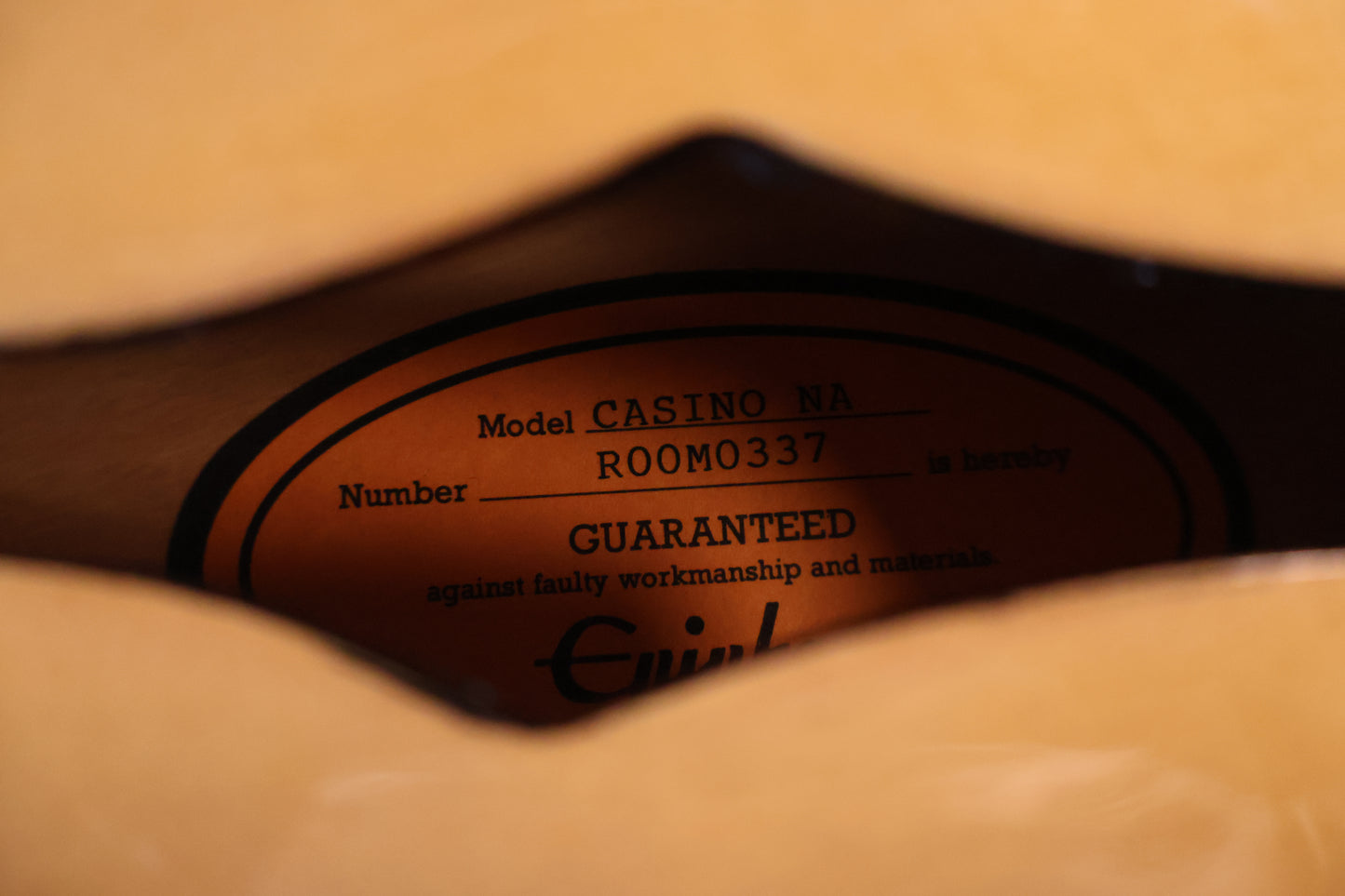 Epiphone Casino 2000 MIK Natural (USED)