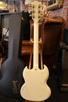 Gibson Custom Shop '61 SG Reissue 3-pickup Les Paul Custom Aged White (USED)