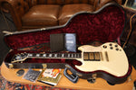 Gibson Custom Shop '61 SG Reissue 3-pickup Les Paul Custom Aged White (USED)