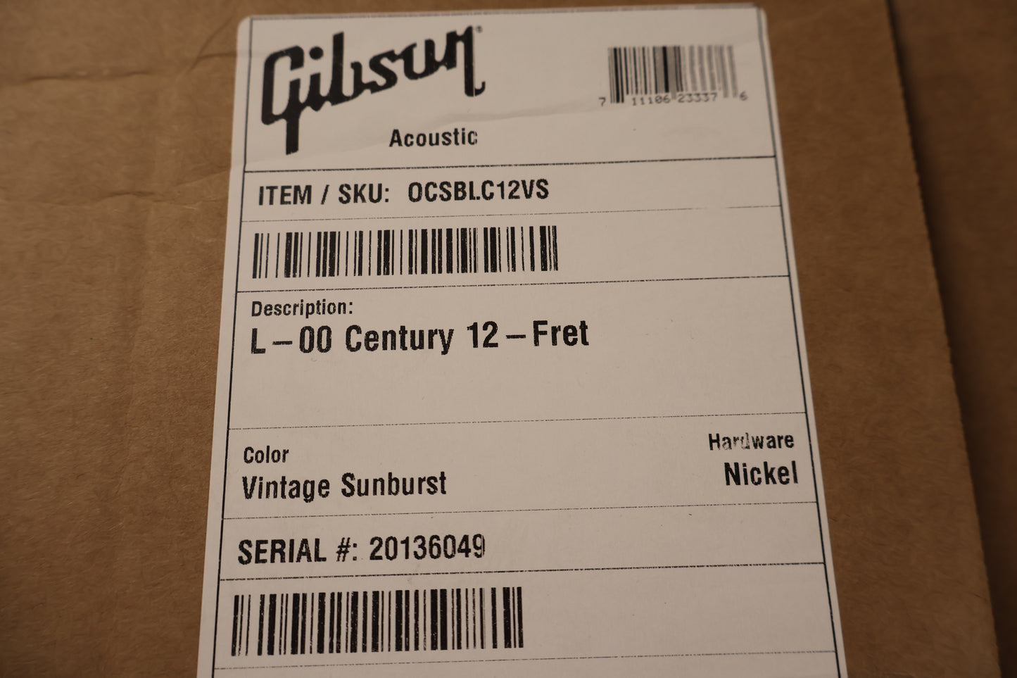 Gibson L-00 Century 12-Fret