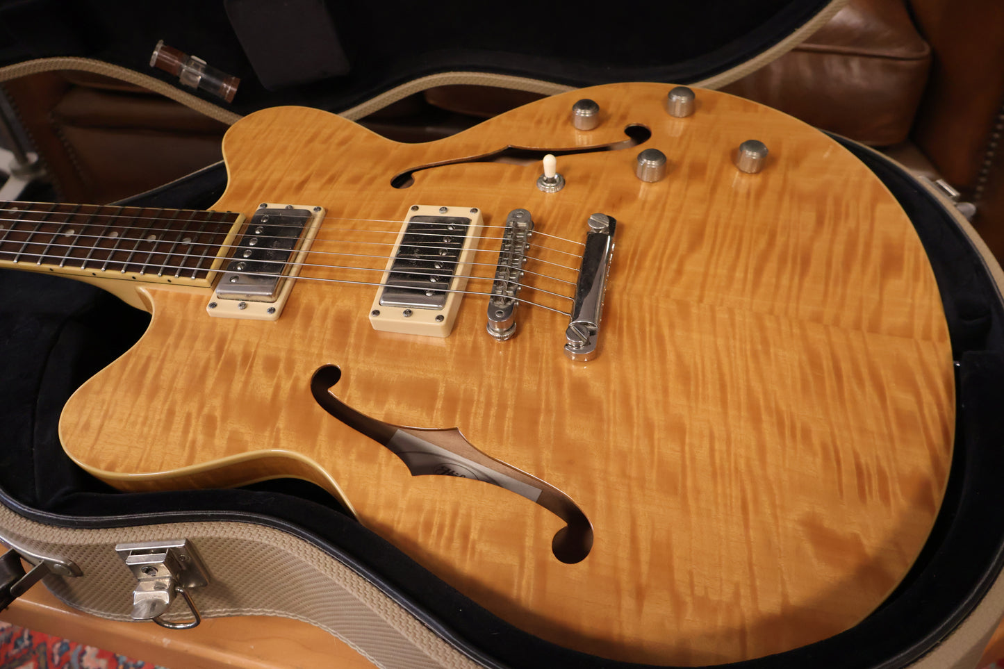 Hofner 2006 Verythin Flametop made in Germany (USED)