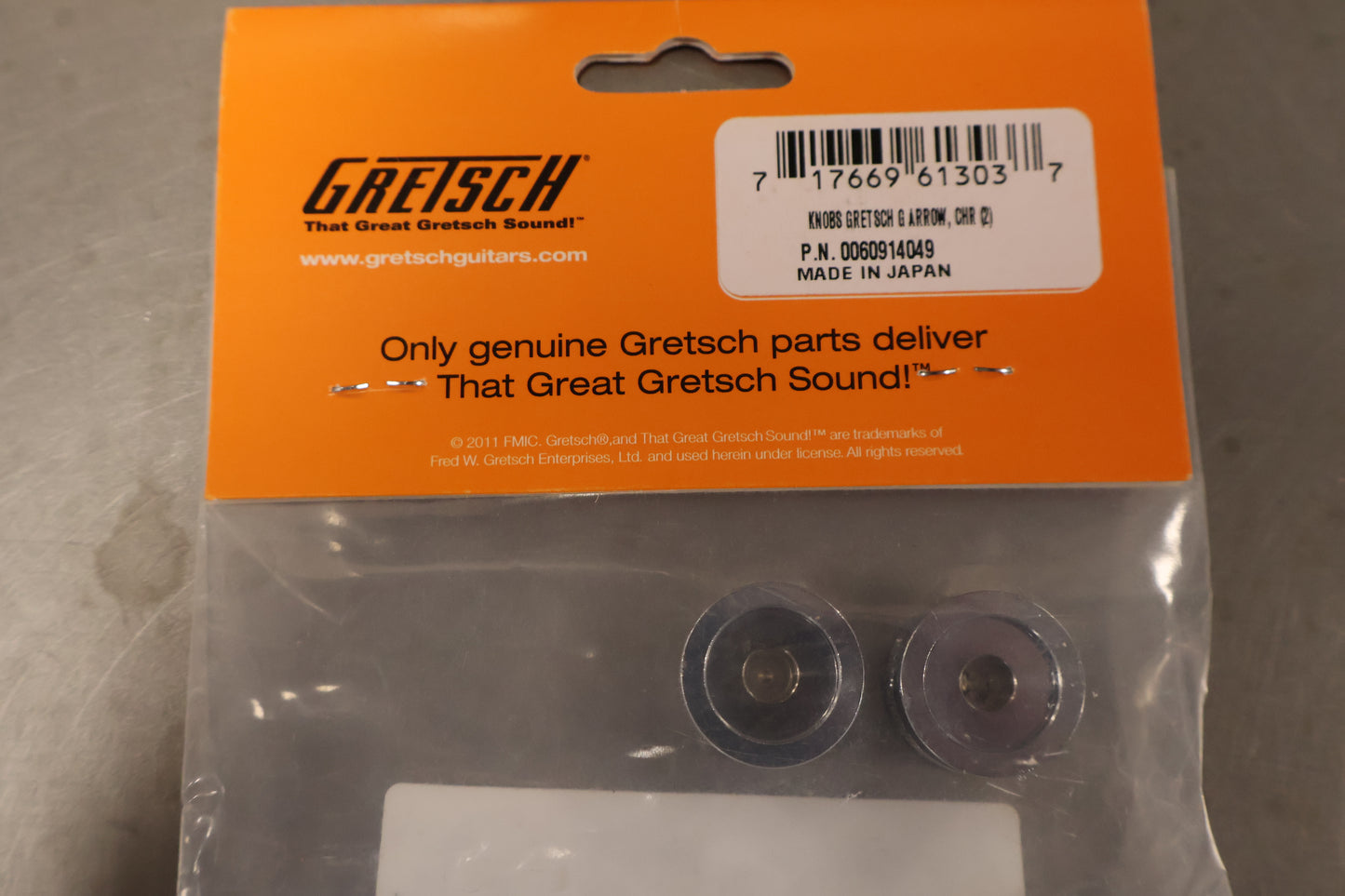 Gretsch G Arrow Logo, Chrome (2)