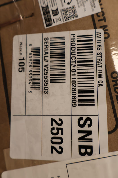 Fender American Vintage II 1965 Stratocaster Candy Apple Red