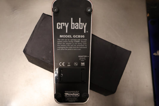 Dunlop GCB-95 Red Cry Baby Wah (Used)