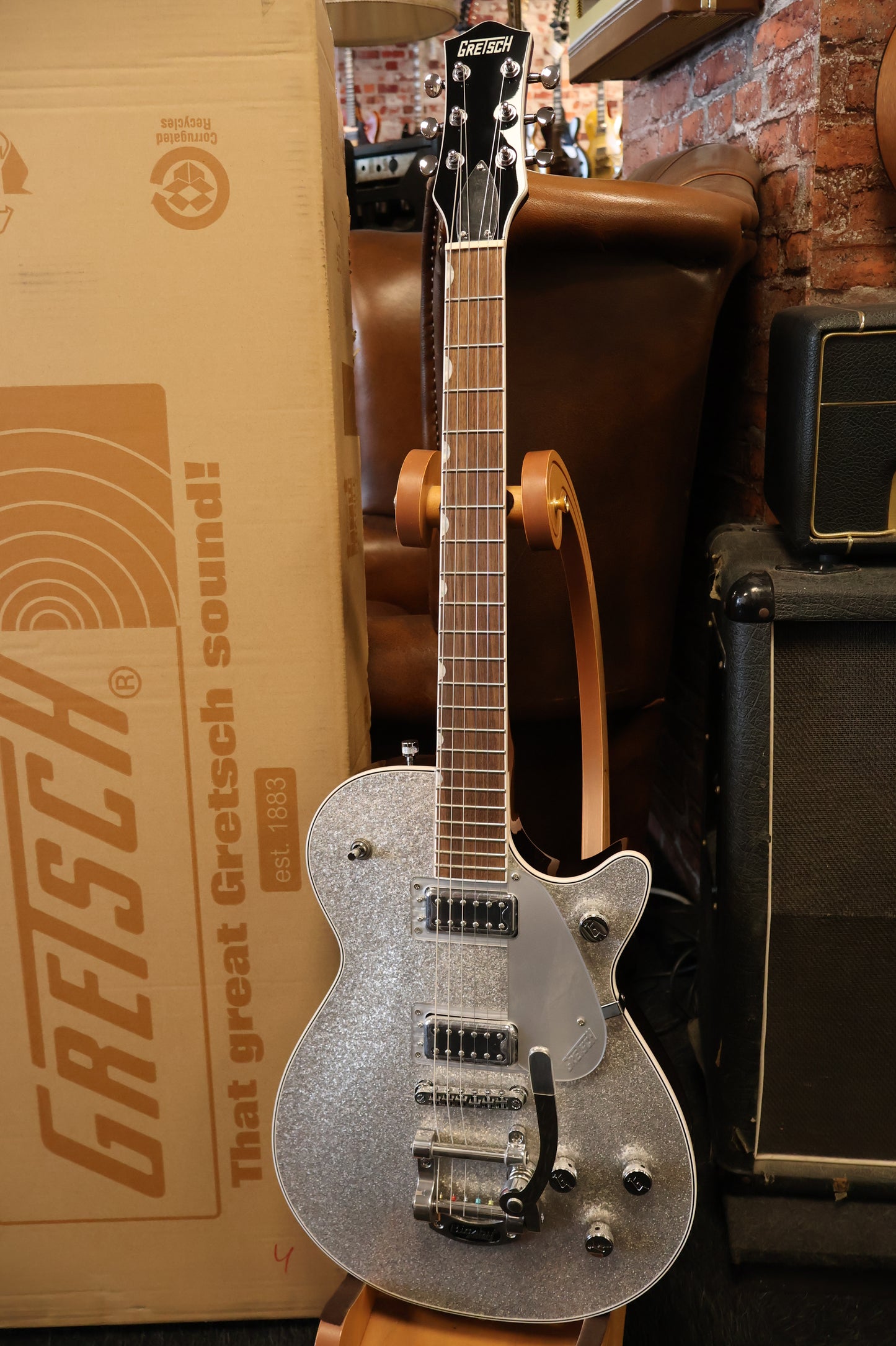 Gretsch G5230T Electromatic Sparkle Jet Silver Sparkle