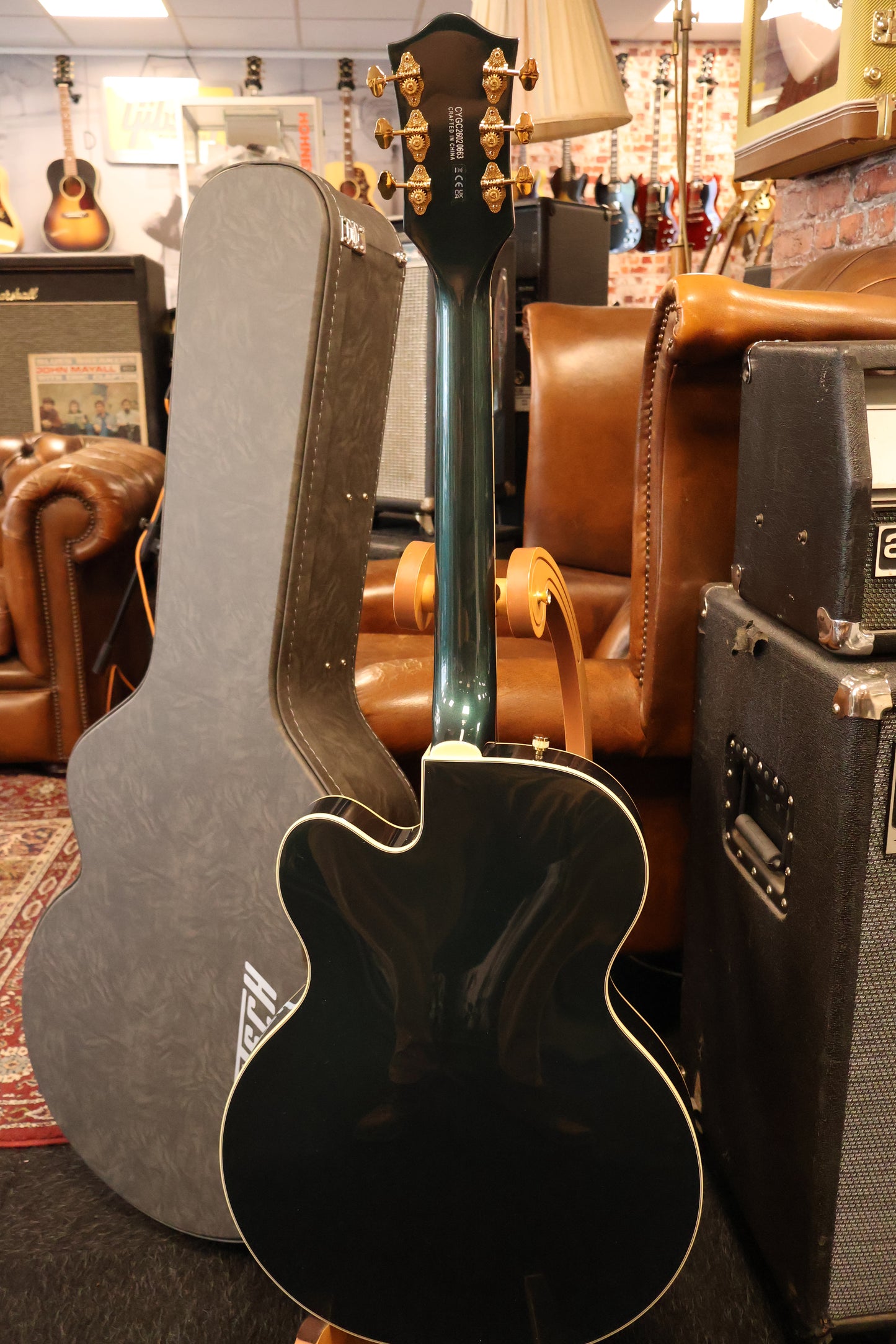Gretsch Synchromatic Nashville with Bigsby Cadillac Green