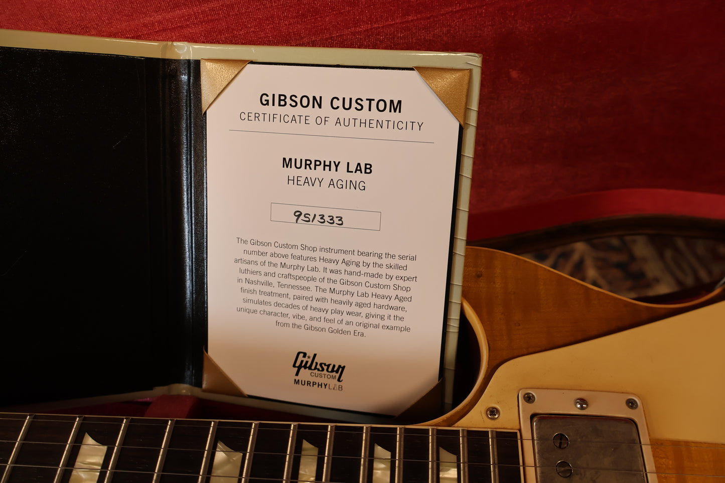 Gibson Murphy Lab 1959 Les Paul Standard Green Lemon Fade Heavy Aged (USED)
