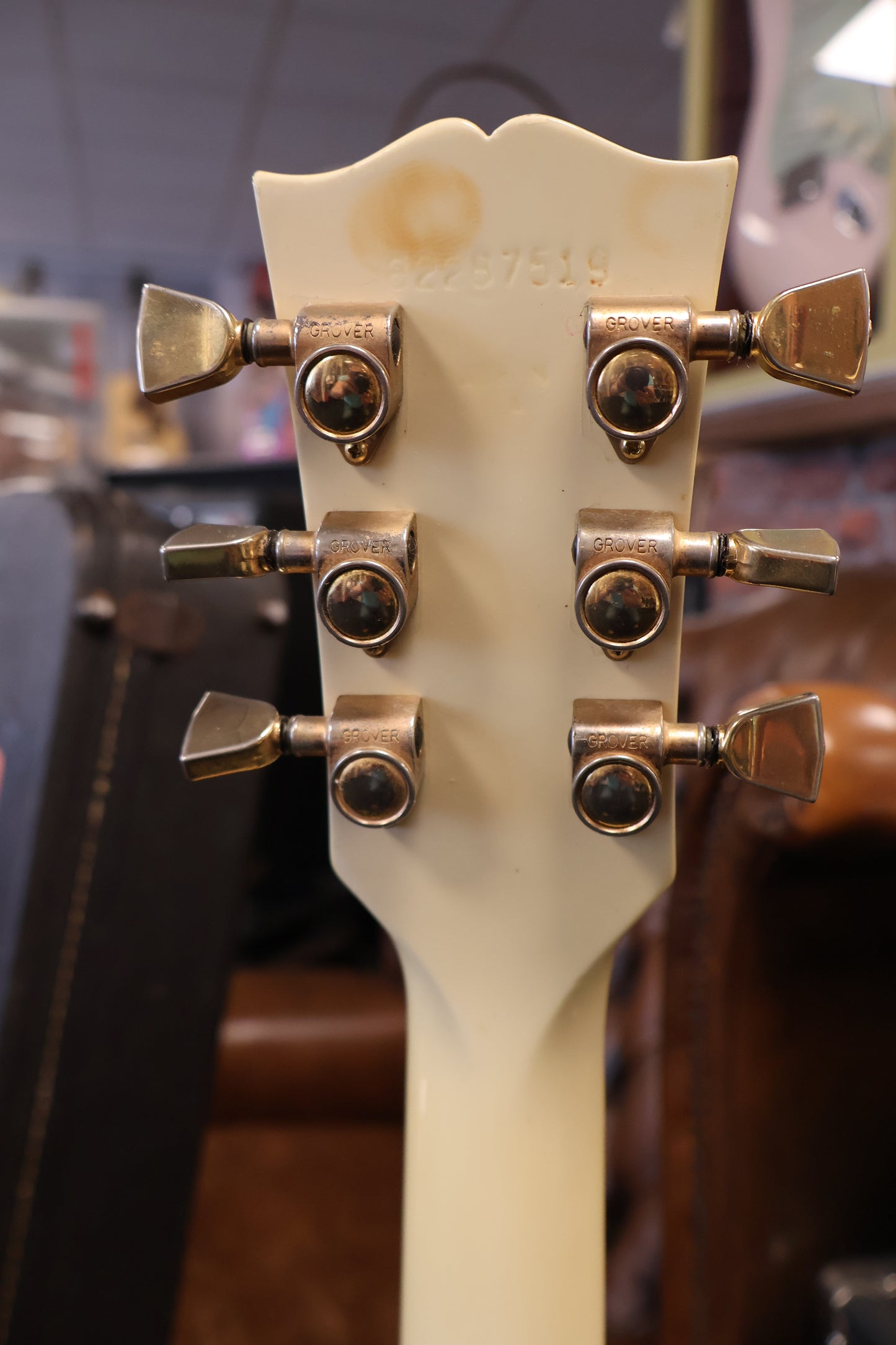 Gibson 1987 ES-335 White Gold Hardware