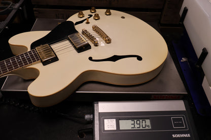 Gibson 1987 ES-335 White Gold Hardware