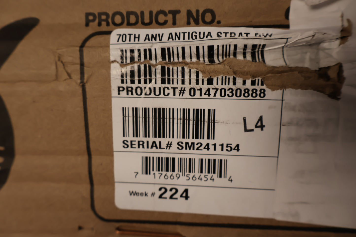 Fender 70th Anniversary Antigua Stratocaster