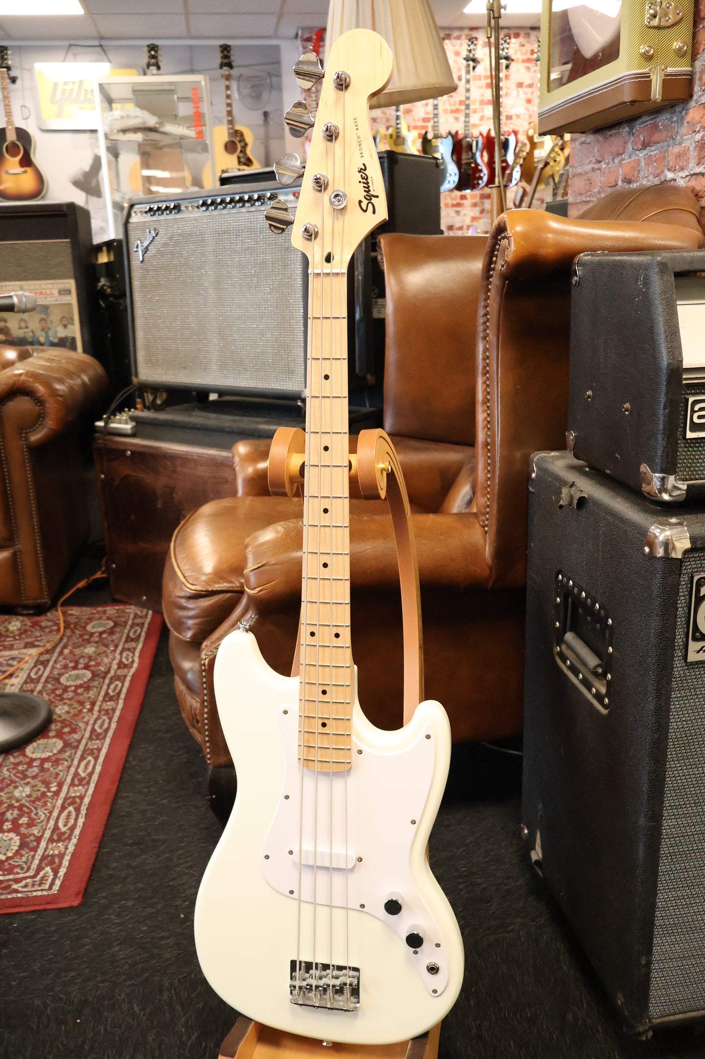 Squier Sonic Bronco Bass Arctic White (Used)
