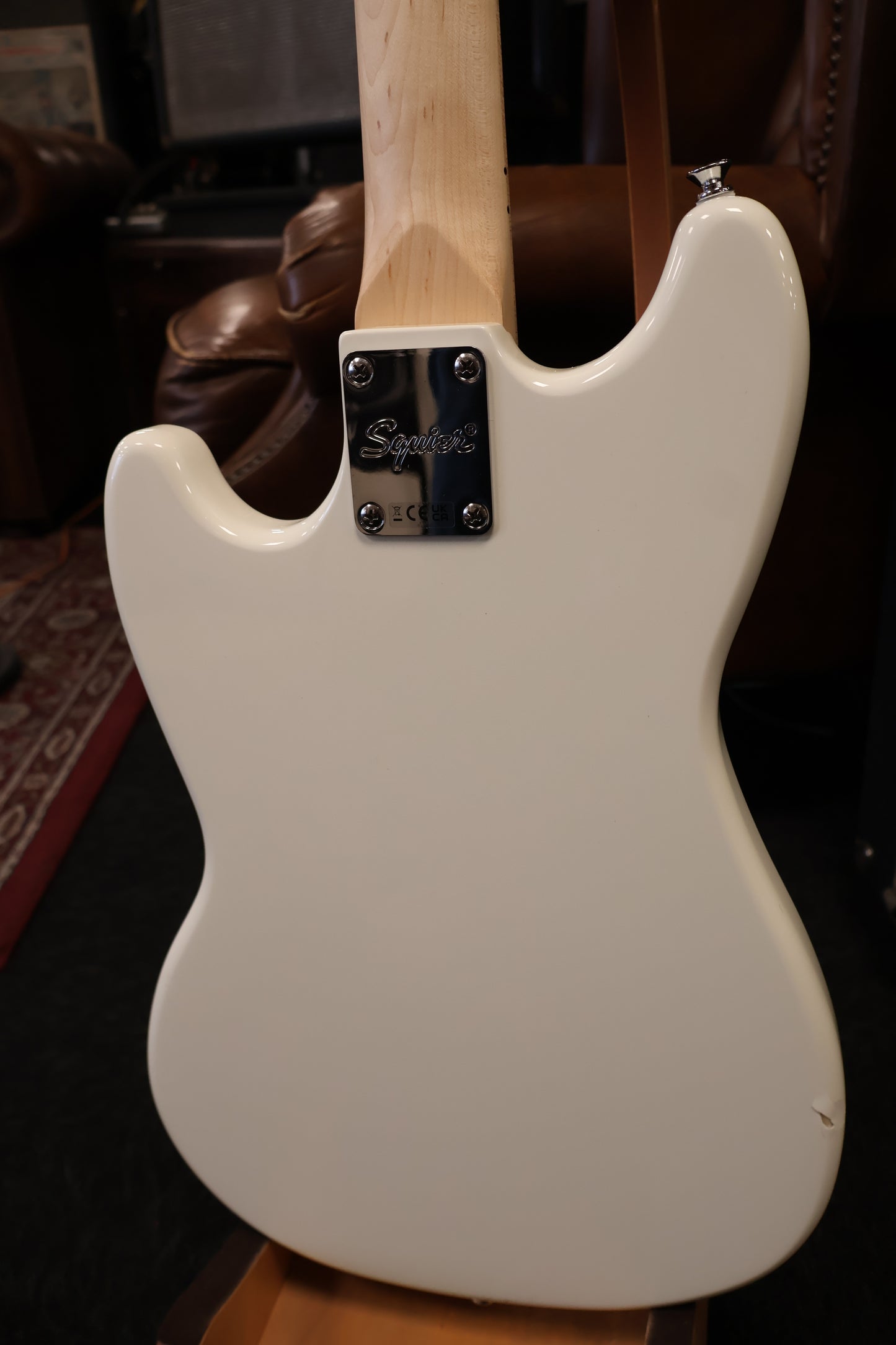 Squier Sonic Bronco Bass Arctic White (Used)