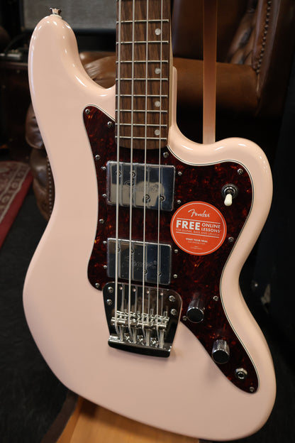 Squier Limited Edition Paranormal Rascal Bass HH Shell Pink (Used)