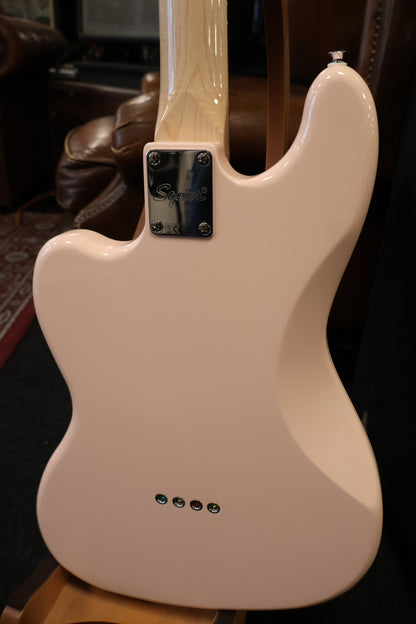 Squier Limited Edition Paranormal Rascal Bass HH Shell Pink (Used)