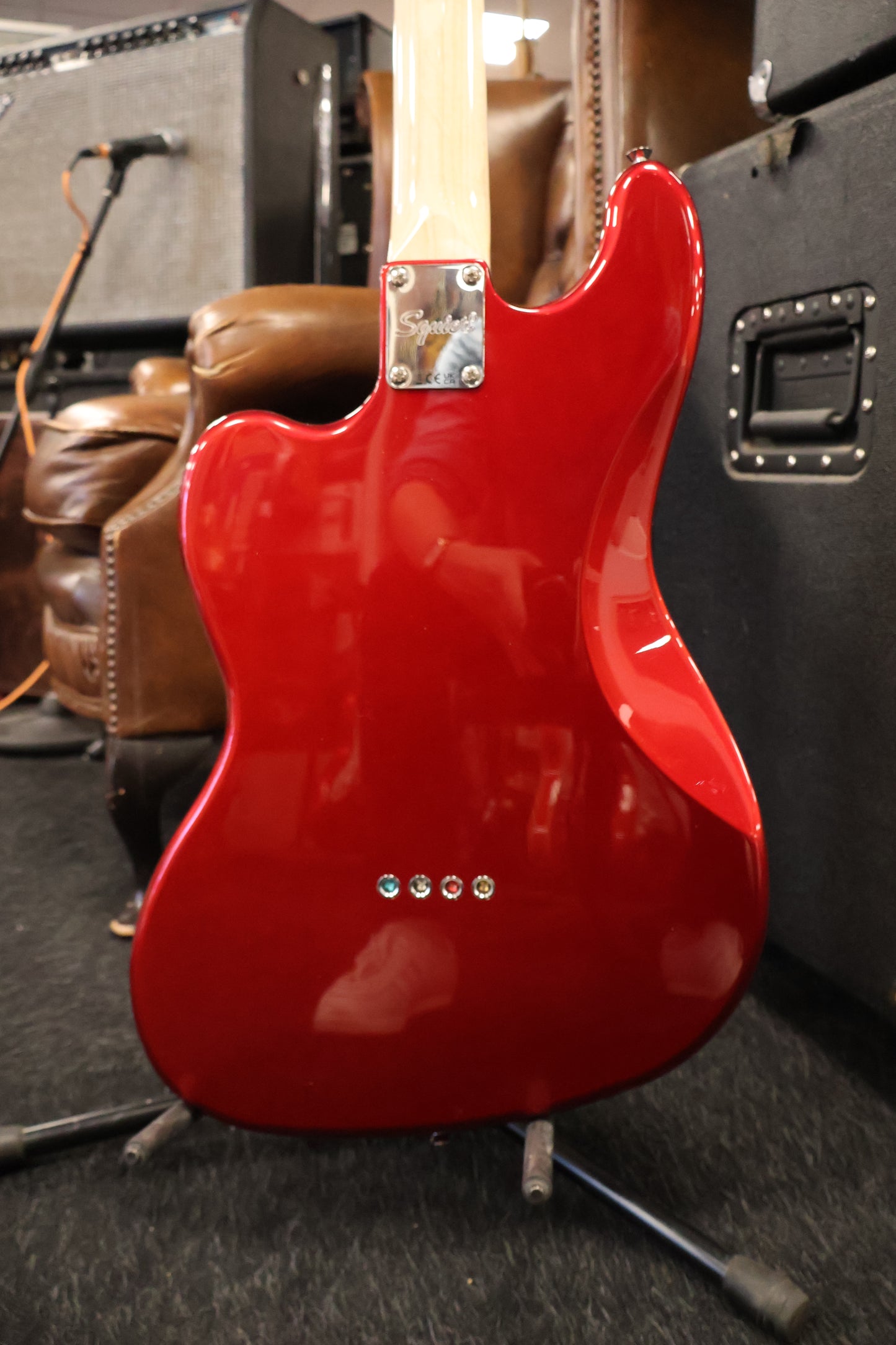 Squier Limited Edition Paranormal Rascal Bass HH Candy Apple Red (Used)