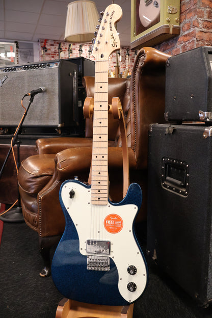 Squier Paranormal Esquire Deluxe, Maple Fingerboard - Blue Sparkle (Used)