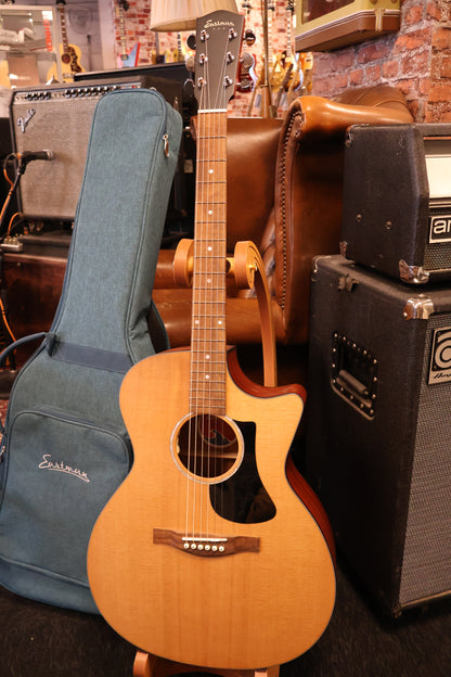 Eastman PCH1-GACE Sapele GA solid top/satin cutaway (Used)