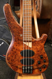 Sandberg Custom 4-S mat fnish nature mahogony body thuya top bass guitar