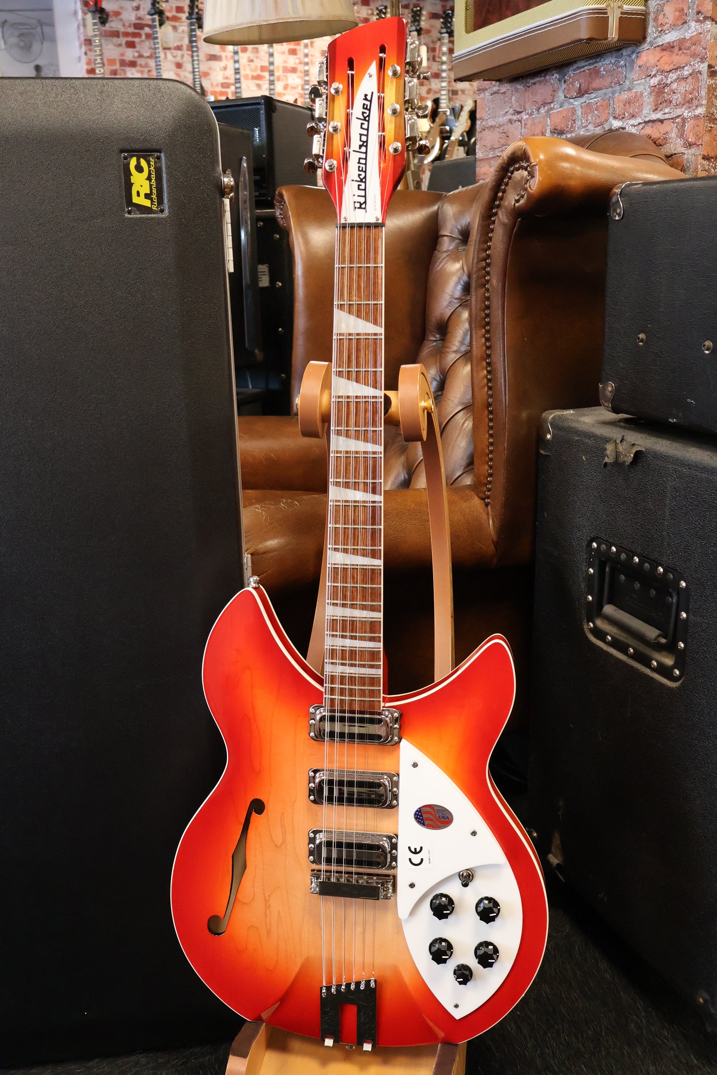Rickenbacker 1993 Plus 12 Fireglo