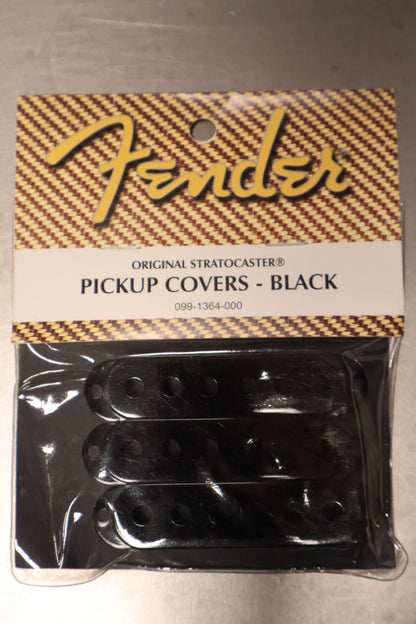 Fender Pickup Covers, Stratocaster Black (3)