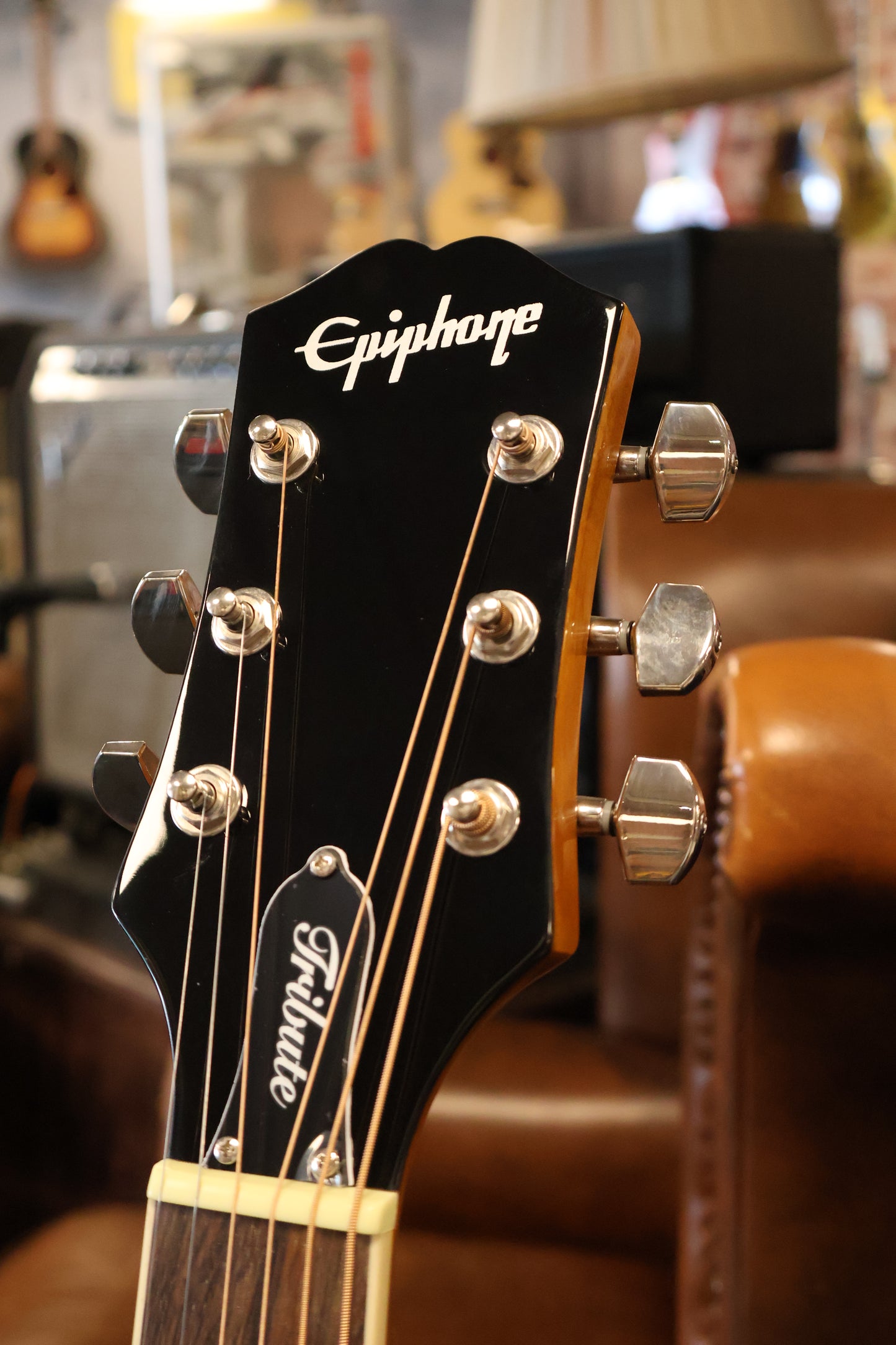 Epiphone Hummingbird Tribute Heritage Cherry left handed