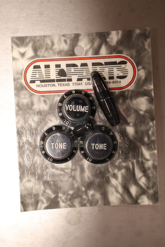 Allparts PK 0178-023 Complete Knob Set For Strat (5 pcs)