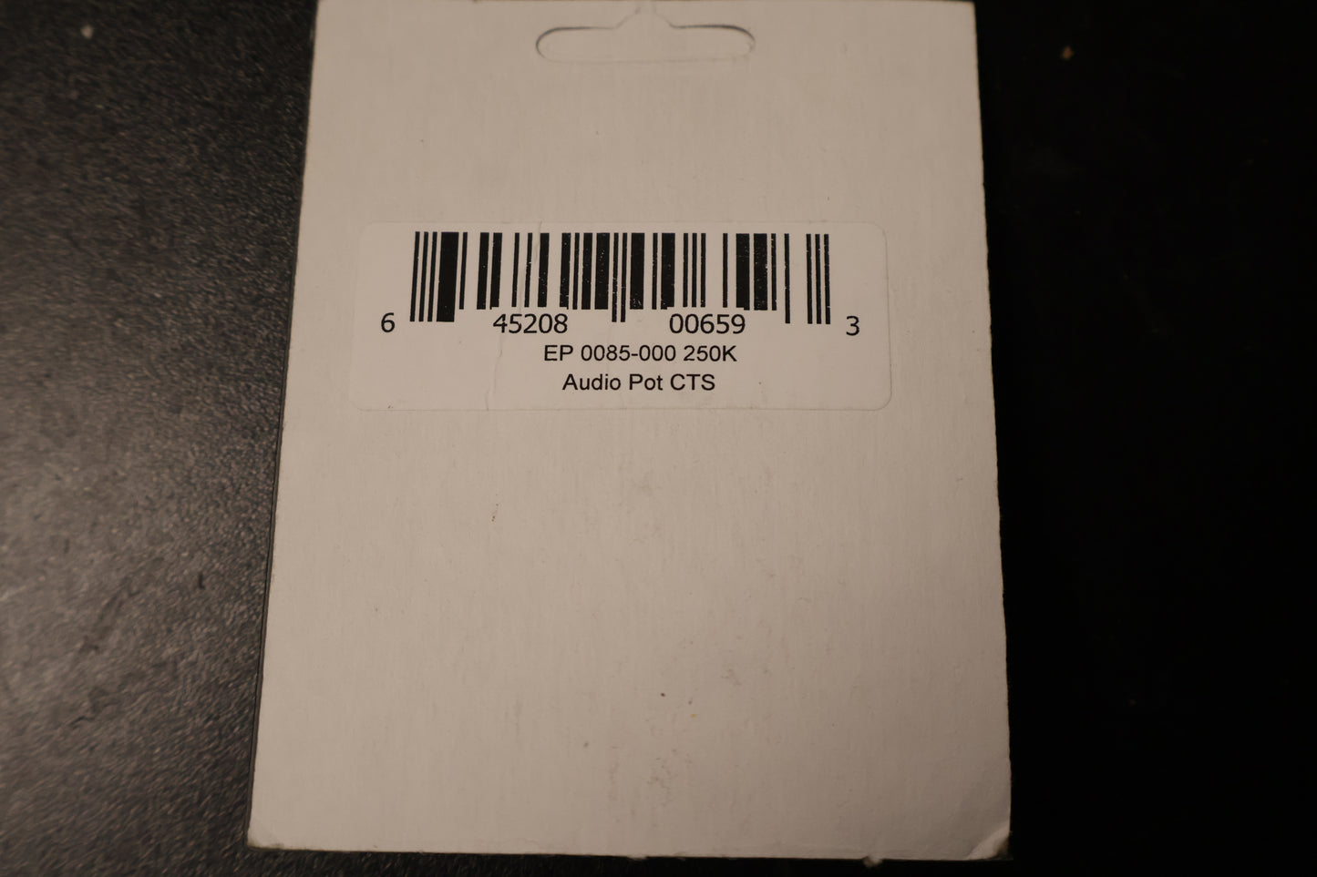 Allparts CTS 250K Audio Split Tone Potentiometer