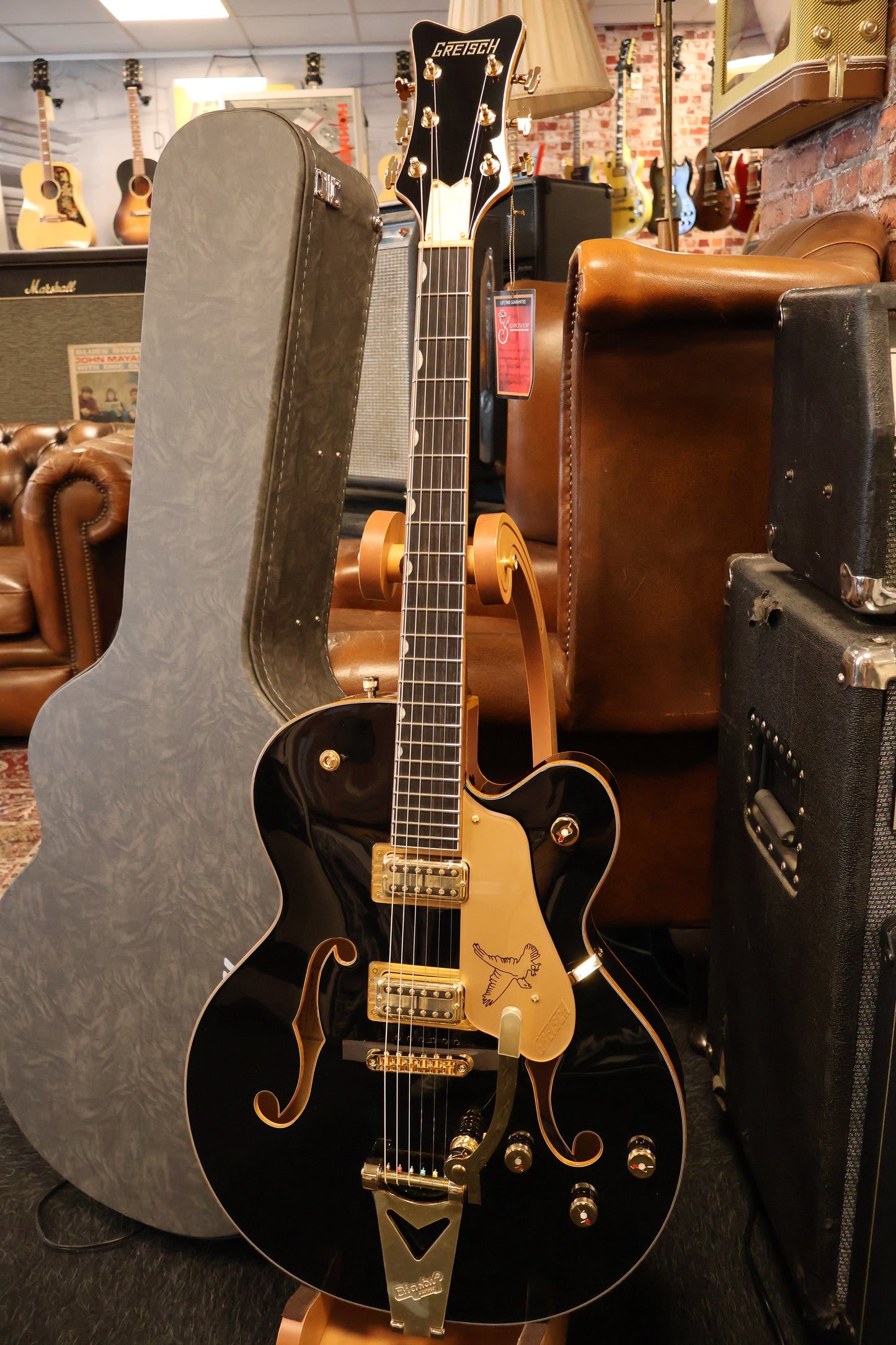 Gretsch Synchromatic Falcon Hollow Body Single-Cut with Bigsby Black