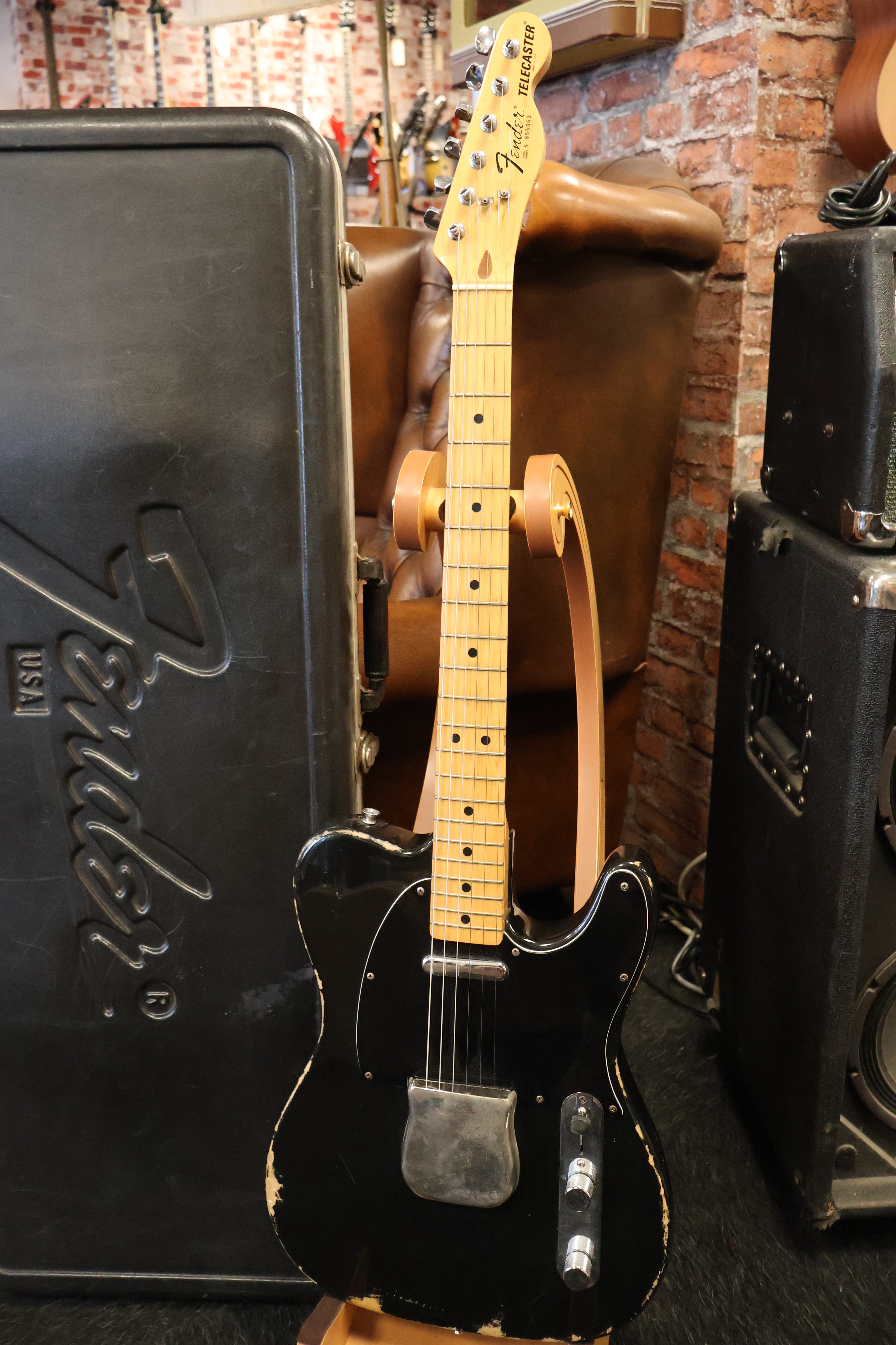 Fender 1977 Telecaster Black OHSC – Dirk Witte