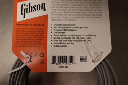 Gibson Vintage Original Instrument Cable 20ft