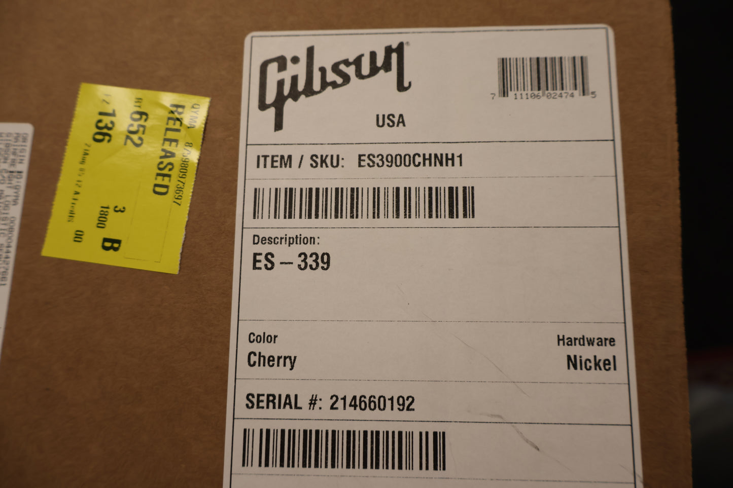 Gibson ES-339 Gloss Sixties Cherry